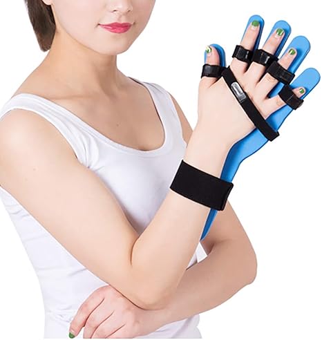 Amazon Co Jp 関節炎腱炎のためのストローク 麻痺 外傷性脳損傷の手の手首のトレーニング装具デバイスのための指インソール指調節可能な大人の指インソール指ポイント Color Right Hand Without Sling ホーム キッチン