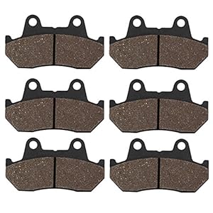 Cyleto Remblokken voor en achter voor GL1200 Goldwing 1200 1984 1985 1986