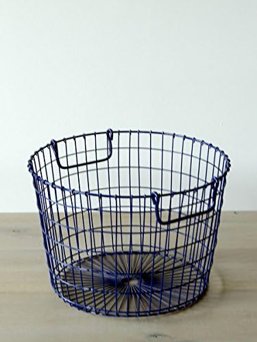 Wire Potato Basket (Peacock Blue)
