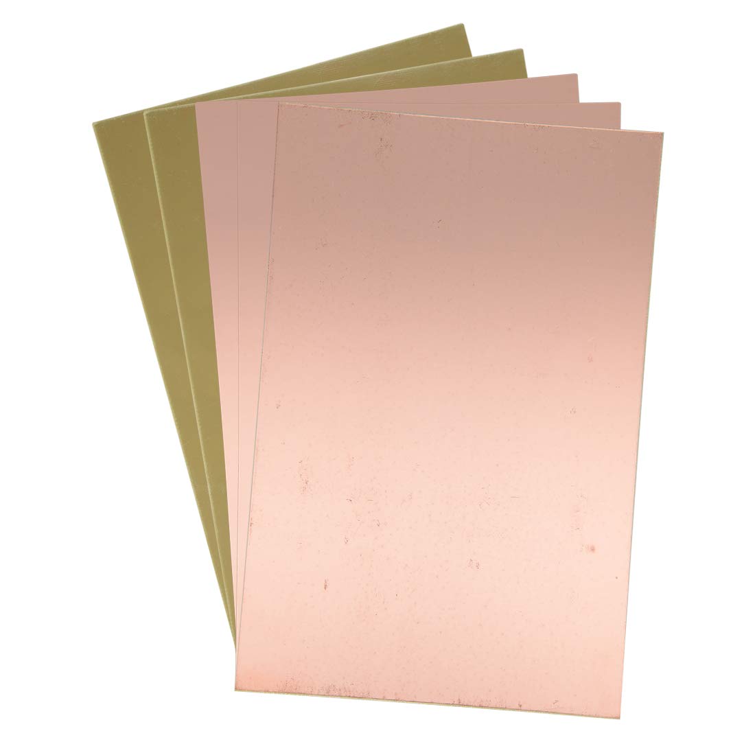 sourcing map Single-Sided Copper Clad Laminate PCB Circuit Board, FR4 230x150mm 9.06x5.91 inch, 1.5mm Thickness DIY Prototyping PCB Board, Name Board, 5pcs