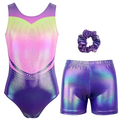 MODAFANS Gymnastics Leotards for Girls with Shorts
