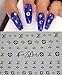 Go4Nails 2 Sheets Set LV Self Adhesive Logo Nail art Stickers/Decal DIY 0228
