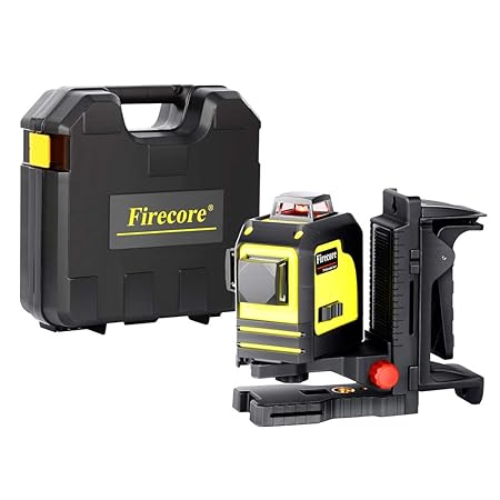 Firecore F93TR 3D Professional rot Kreuzlinienlaser 12 Linien 360 Projektion Laser