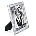 Icona Bay 8x10 Picture Frames (Silver, 3 Pack), Contemporary Photo Frames 8 x 10, Wall Mount or Table Top, Elegante Collection