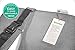 Pharmedoc Lumbar Support for Office Chair & Car Seat - Orthopedic Memory Foam Seat Cushion with Adjustable Strap Includes 3D Mesh Cover (Grey)
