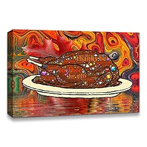 Canvas Wall Art Thanksgiving Day Theme...