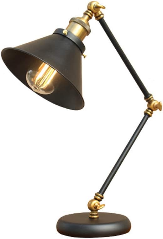 RAON Industrial Vintage Desk Lamp Creative Long Arm Reading Table Lamp
