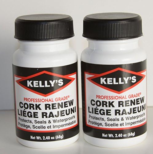 Lot of two KELLY'S CORK RENEW Birkenstock Repair Seal Waterproof Protector 2.4 oz