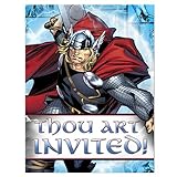 Thor: The Mighty Avenger Invitations Party Accessory