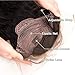 Luduna Brazilian Virgin Hair Body Wave Lace Front Wigs 130% Density Glueless Pre-Plucked Lace Front Wigs with Baby Hair 8a 100% Unprocessed Human Hair Wigs for Black Women (16'', Natural Color)