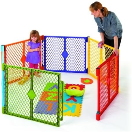 North States Color Superyard Baby/Pet Gate & Portable Play Yard - 6 Panel | 8769 by North States Industries