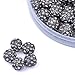 iCherry(TM) Disco Beads 10mm Shamballa Beads Pave Crystal Ball Bead for Jewelry Making (10MM, TRANSPARENT GREY)