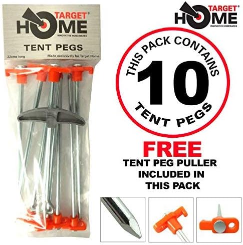 Non-Rust Peg Stakes with Orange Stopper 