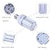 15W Daylight LED Corn Light Bulb 100W Incandescent Replacement - E26 Socket 1500Lm Bright 6500K,for Home Lighting Garage Kitchen Bathroom Porch Bedroom Basement Work Shop Outdoor Pole Lamp(2 Pack)
