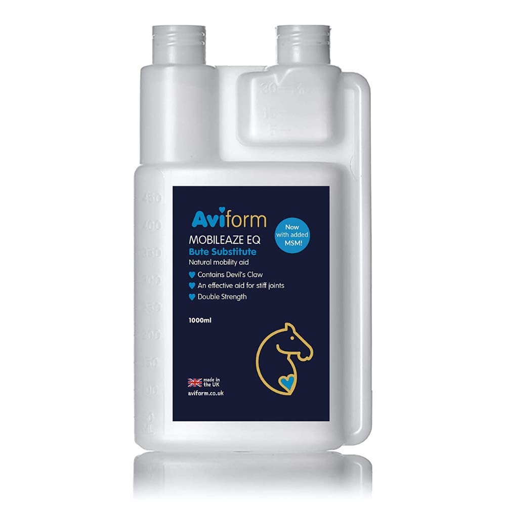 Aviform MOBILEAZE EQ Equine Mobility - Devil's Claw Equine Mobility Supplement with Added MSM 1000ml | Express Delivery available