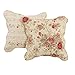 Greenland Home Antique Rose 100% Cotton Heirloom-Quality Quilt Set, 5-Piece King/Cal King, Ecru