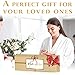 Royal Bathtub Tray Set - Expandable Non-Slip Bamboo Wooden Caddy Bath Holder for Drinks Book Tablet & Phone - Bathroom Hot Tub Accessories Extra Towel and Sponge Perfect Shower Gift (Light Brown)