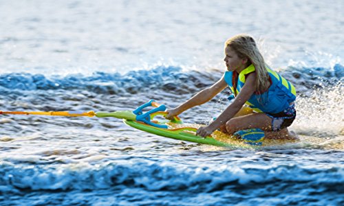 ZUP You Got This 2.0 Board and Handle Combo, All-in-One Kneeboard, Wakeboard, Wakeskate, and Wakesurf Board for All Ages, Lime - Thumbnail 4