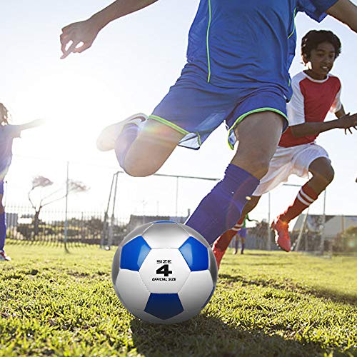 YANYODO Soccer Training Ball Practice Soccer Balls Classic Sizes 3/4/5