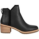 TOMS Womens Hailey Round Toe Pull On Casual Boots Ankle Low Heel