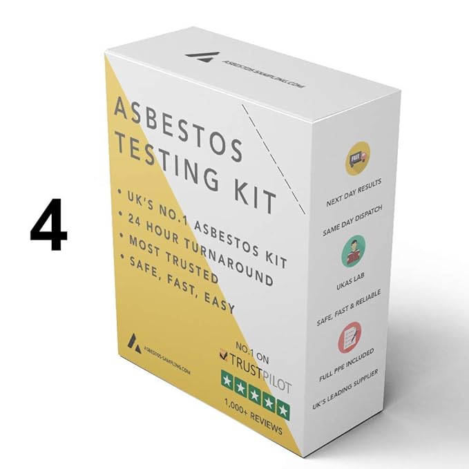 Asbest Sampling DIY Asbest TestKit/Probe Kit 4 x Probe mit