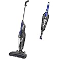 Eureka Corded Stick Vacuum Cleaner for Home Pet Hair, Lightweight Stick Vacuum Cleaner with Powerful Suction for Carpet Tile and Hard Floor, Blue, 3-in-1 Handheld Vac NES312