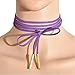 HongNi Punk Gothic Long Multicolor Velvet Suede Leather Chain Stretch Tattoo Choker Tassel Necklaces