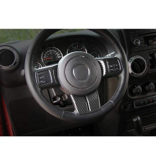JeCar Interior Steering Wheel Decoration Trim Kits For Jeep Wrangler