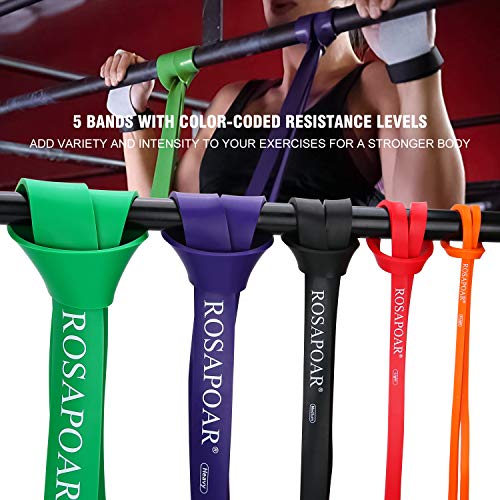 ROSAPOAR Resistance Band Pull up Band Fitness Exercise Bands