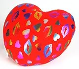 Red Heart Kisses Microbead Pillow