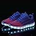 BEGT Kids Boys Girls LED Shoes Breathable Light Up USB Charging Sneakers For Daily Wear/Jogging/Walking