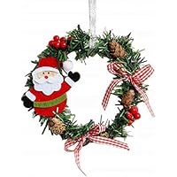 Heyuni.Christmas Pine Wreaths for Front Door Christmas Holiday Indoor Home Decor