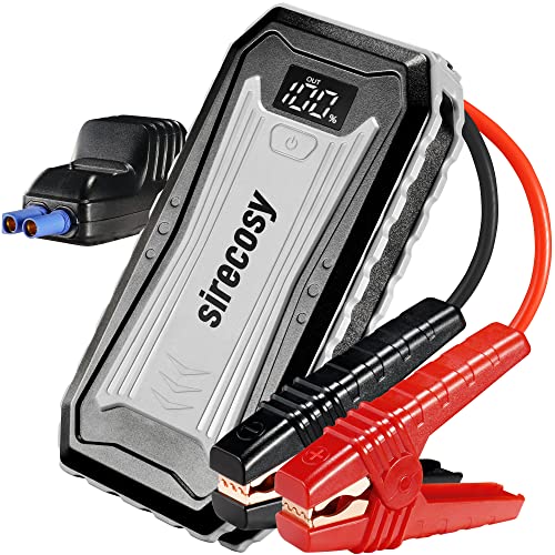 sirecosy Battery Jump Starter 2400 Amp 22000mAh Car Jump Starters for