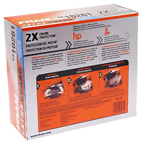 FRAM Extra Guard CA10261 Replacement Engine Air Filter for 20072022