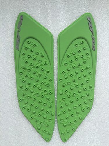 3D Green Dots Gas Fuel Tank Traction Pad Anti Side Slip Protector For YAMAHA YZF R6 06-07