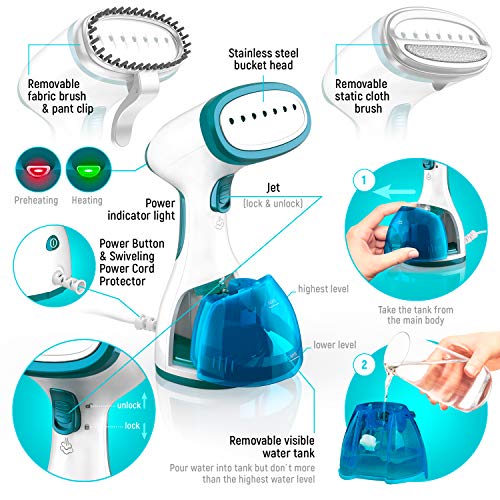 1 Premium+Handheld+Steamer+Clothes+Anti+drip