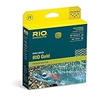 RIO Fly Fishing Fly Line Gold Wf5F Fishing Line, Moss/Gold
