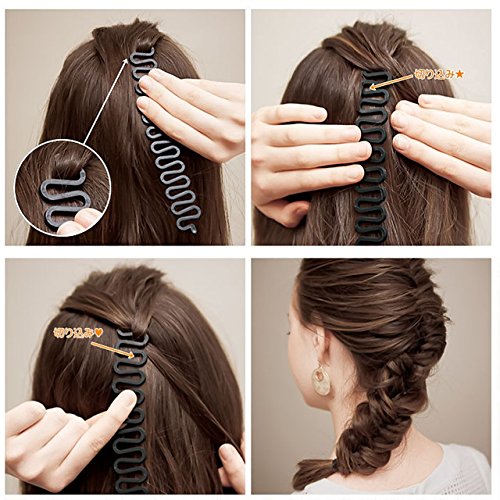 Buy Fashion Magic Hair Braiding Fish Link Waves Braider Tool Roll