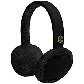 Timberland Women’s Faux Suede Earmuffs - Soft Fleece-Lined, Adjustable Fit, Warm Winter Ear Warmers for All-Day Comfort