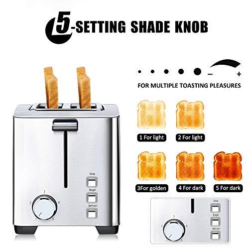 1 VillSure+Stainless+Toasters+Function+Removable