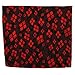 Harley Quinn Black and Red Print Infinity Fashion Scarf Costume Accessory