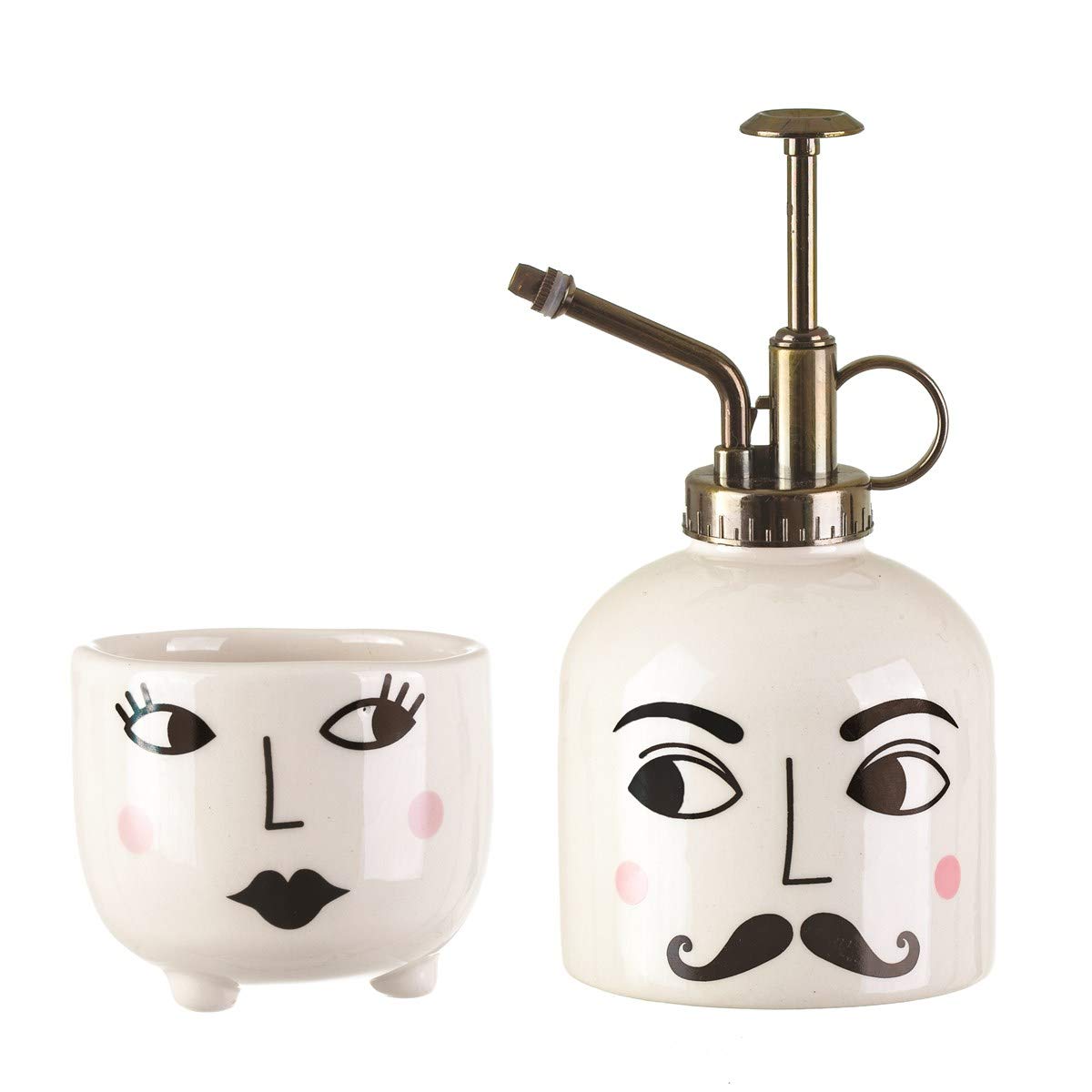 Sass & Belle Mister & Mrs White Plant Set