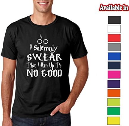 I SOLEMNLY SWEAR THAT I AM UP TO NO GOOD HARRY POTTER Design Tshirt Tank Top Hoodie 2XLMens Unisex-Black