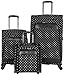 Kenneth Cole Reaction Dot Matrix Lightweight Expandable 4-Wheel Spinner Luggage, Black, 20-Inch Carry On