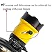 totobay Headlamp Brightest LED Headlight, Waterproof Flashlight with 90º Moving Zoomable Light Adjustable Headband,Best for Camping Running Hiking
