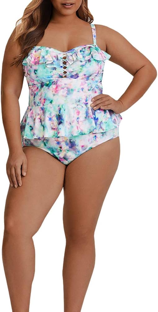 womens peplum tankini