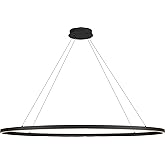 Kuzco Lighting LP79153-BK Ovale Pendant, Black