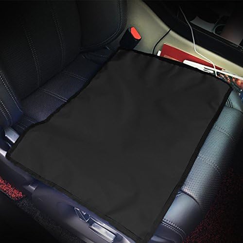 Adorrable Non Slip Cooling Waterproof Oxford Foldable Puppy Pet Car Seat Cover, Black, 13.419.6inch