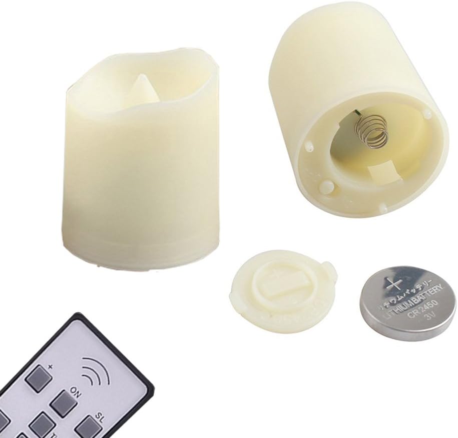 LED Tealights Candles Remote Control Timer Tea Lights Flameless