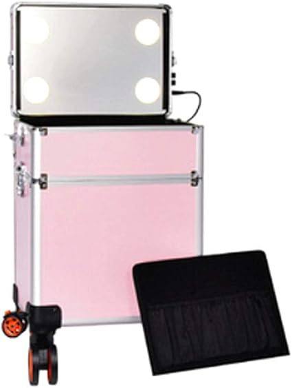 Caja organizadora 4 en 1 con ruedas para maquillaje, diseño ...